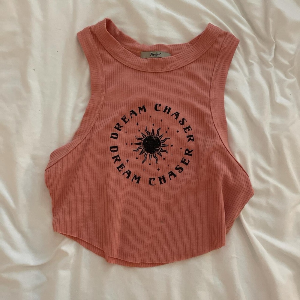 Dream Chaser Pink Crop Top